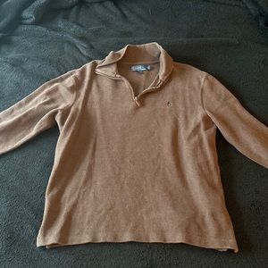 Polo Sweater Quarter Zip Up